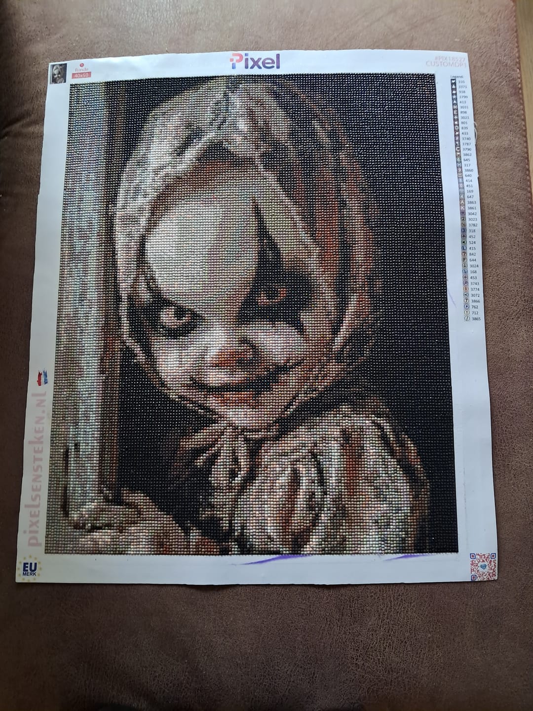 Customer photo review of Diamond Painting Eigen Foto - Snelle Levering