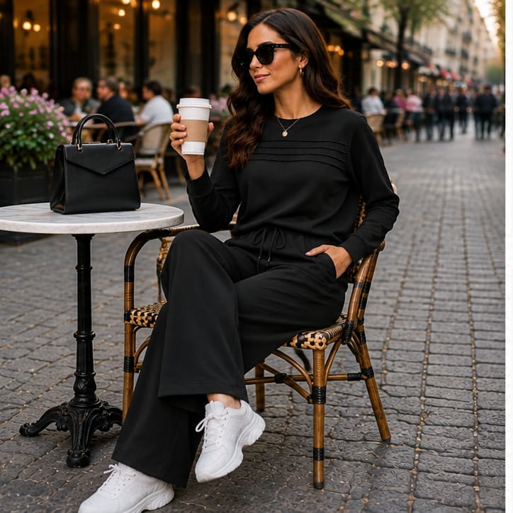 Customer photo review of 🔥 LAST DAY BLACK FRIDAY — 57% OFF ✨TALBOTS Women’s Crew Neck Lounge Set