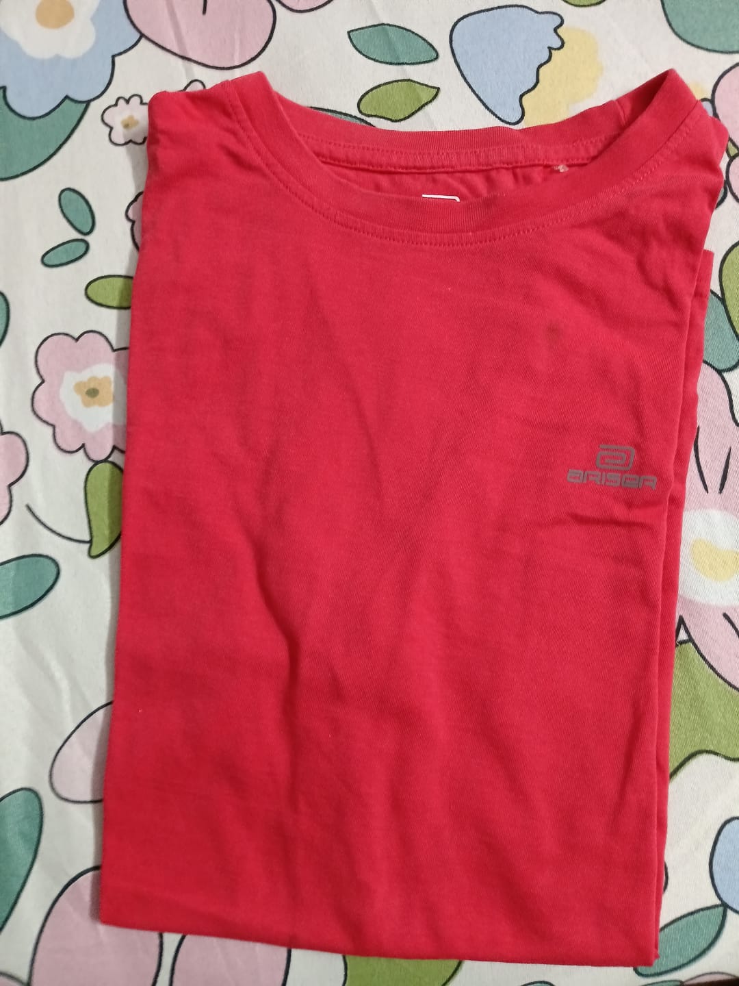 Customer photo review of Round Neck - Orange Solid T-Shirts For Men | Ariser
