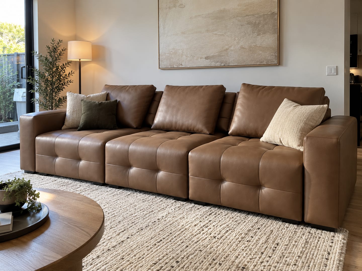Customer photo review of Kingsford Recliner Sofa