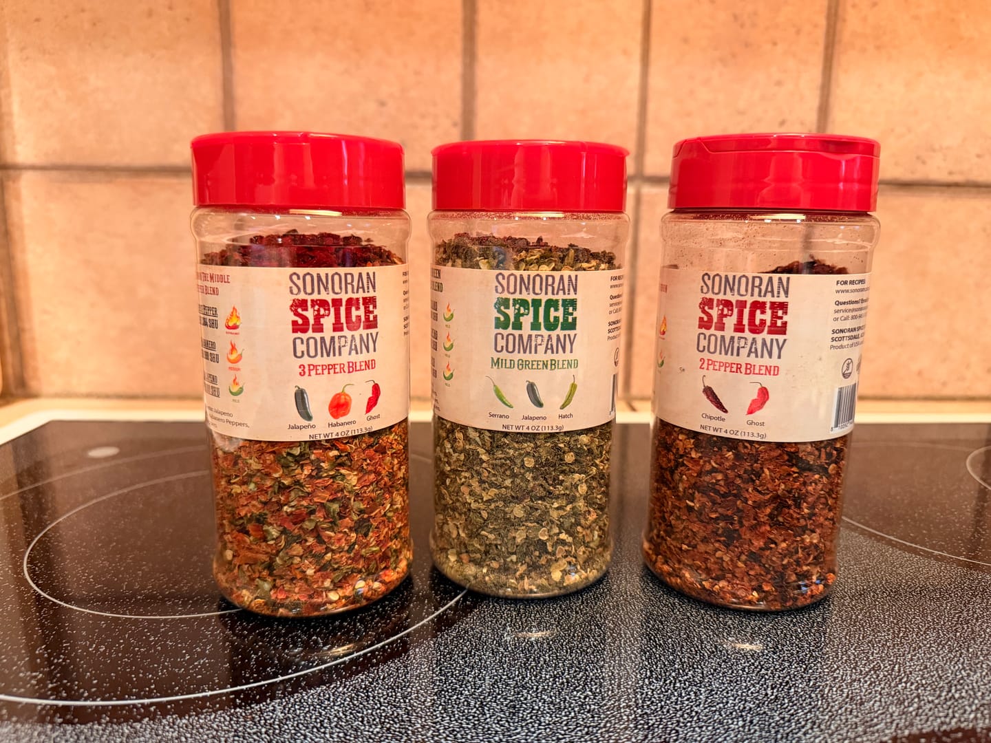Customer photo review of 3 Pack Pepper Flakes Blends