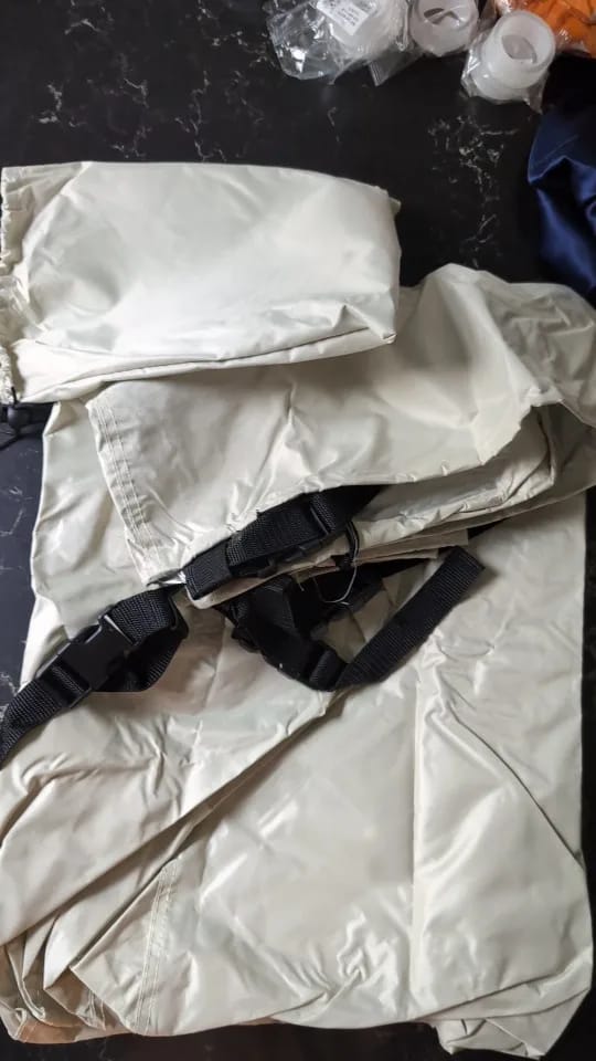 Customer photo review of Capa para Móveis de Jardim Oxford 420D Bege Impermeável
