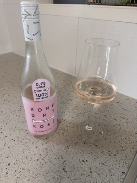 Customer photo review of 12 Pack - Bone Dry Rosé