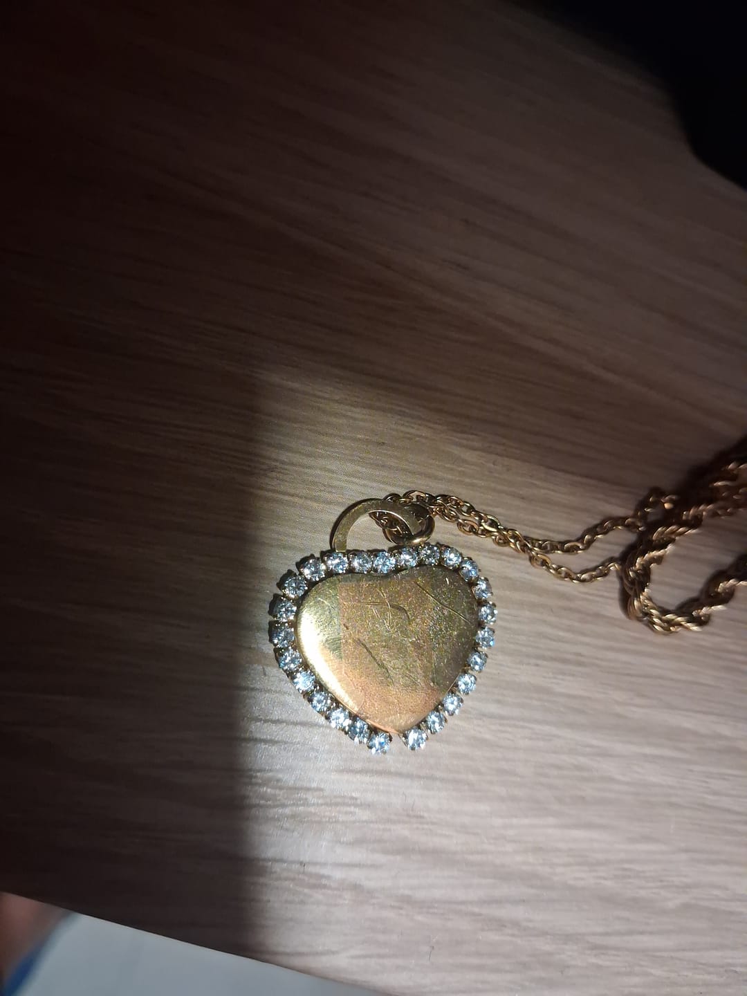 Customer photo review of Collana Cuore Foto Incisa Memory