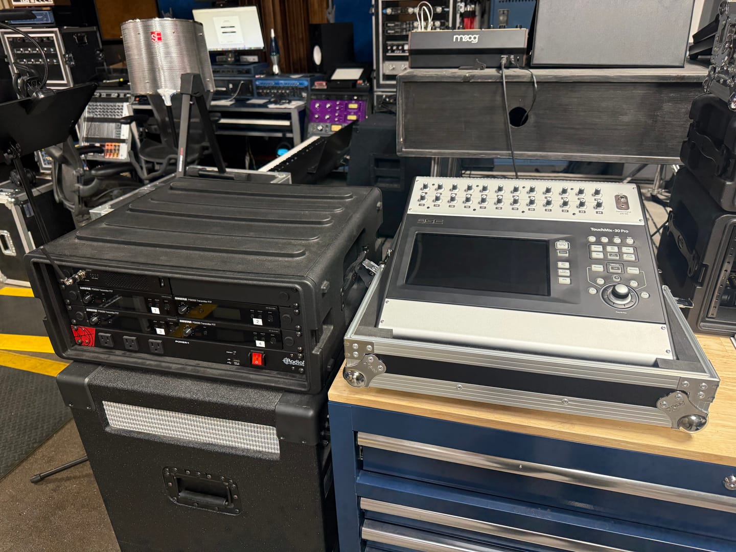 Customer photo review of ProX XS-QSCTMIX30 DJ Road Case for QSC Touchmix 30 Mixer