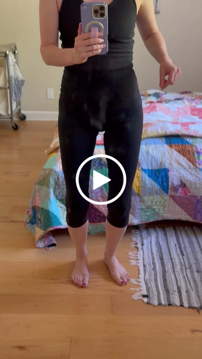 Customer video review of PureFlex Organic Cotton Capri Leggings