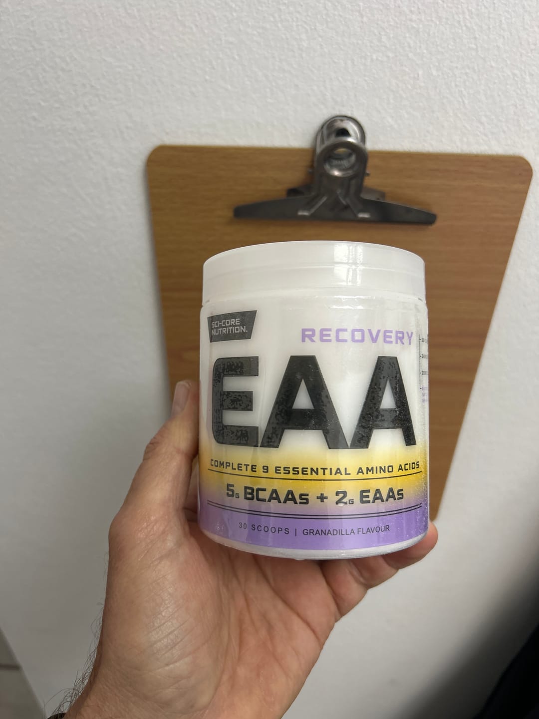Customer photo review of Recovery EAA + BCAAs Granadilla - 300g | 30 servings (new)