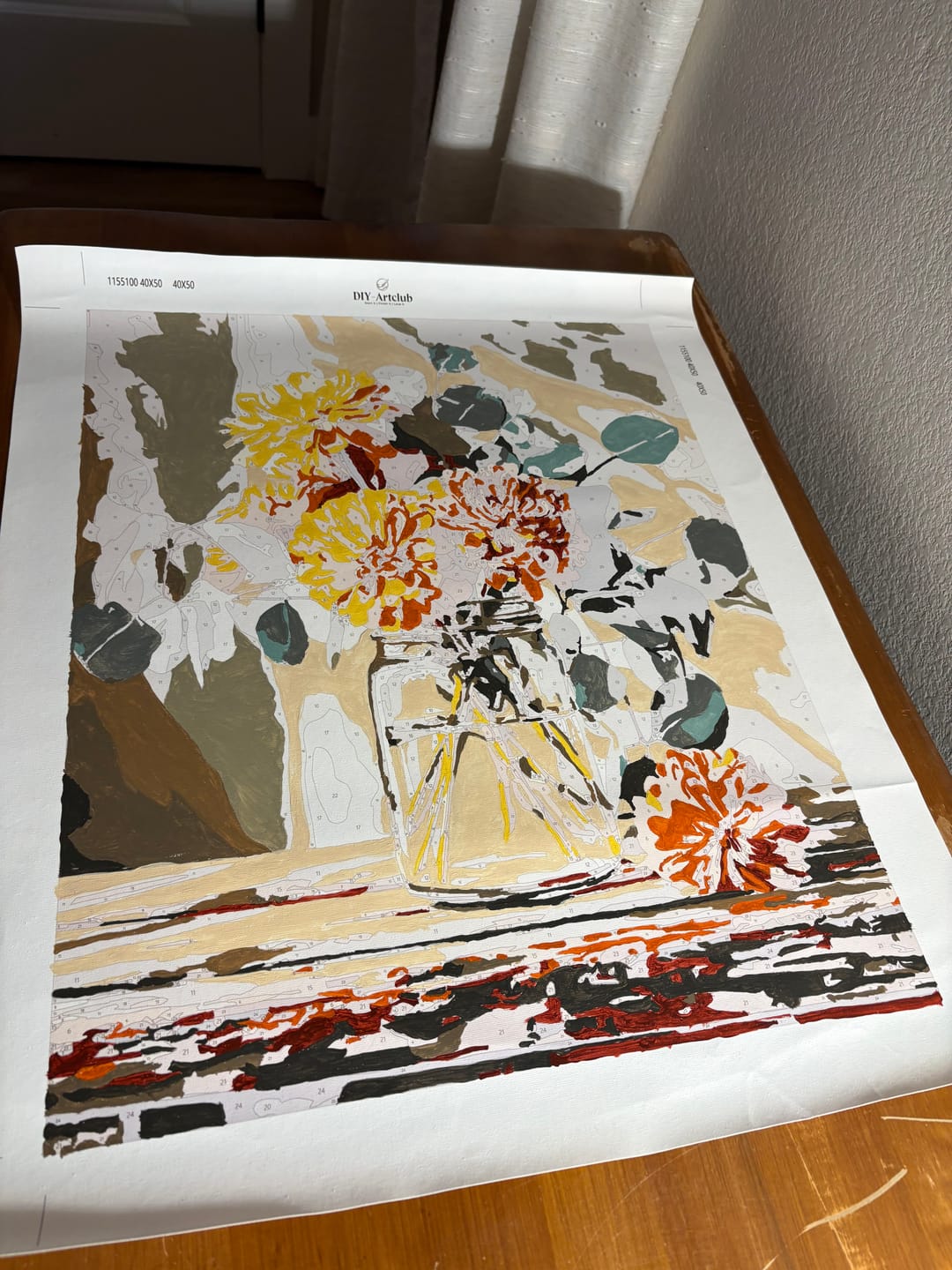 Customer photo review of Where books live | Paint by Number