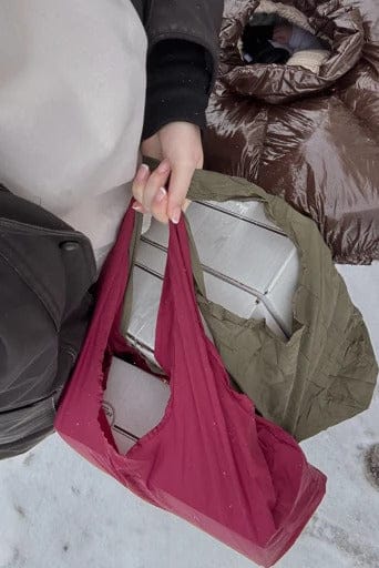 Customer photo review of Large-capacity Tote Bag With A Foldable Keychain Holder