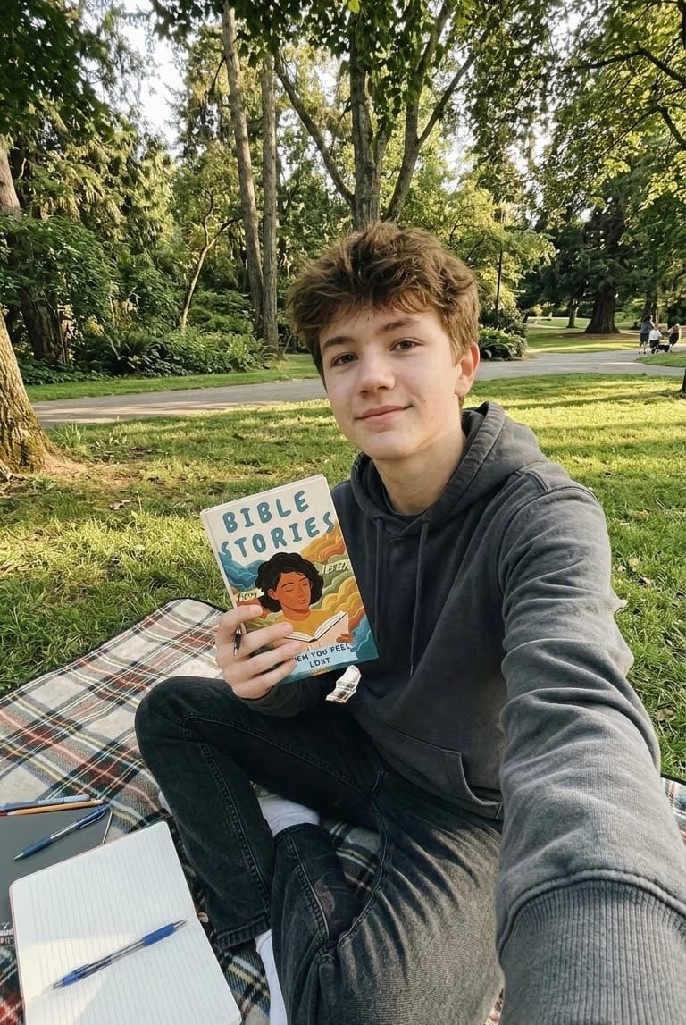 Customer photo review of When You Feel Lost — 15 Bible Stories and Guided Reflections for TEENAGERS