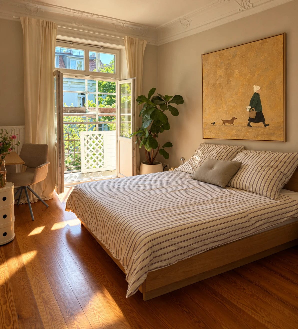 Customer photo review of Modern Folk Art ｜ Golden Meadow Walk