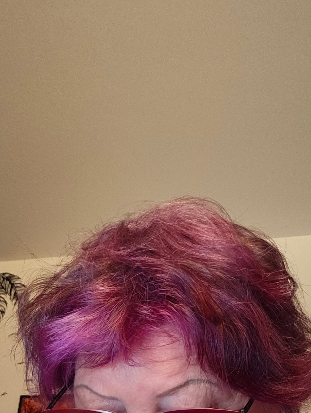 Customer photo review of Mattie Cerise - Vegan Semi-Permanent Direct Dye Hair Color Cream 210 ml