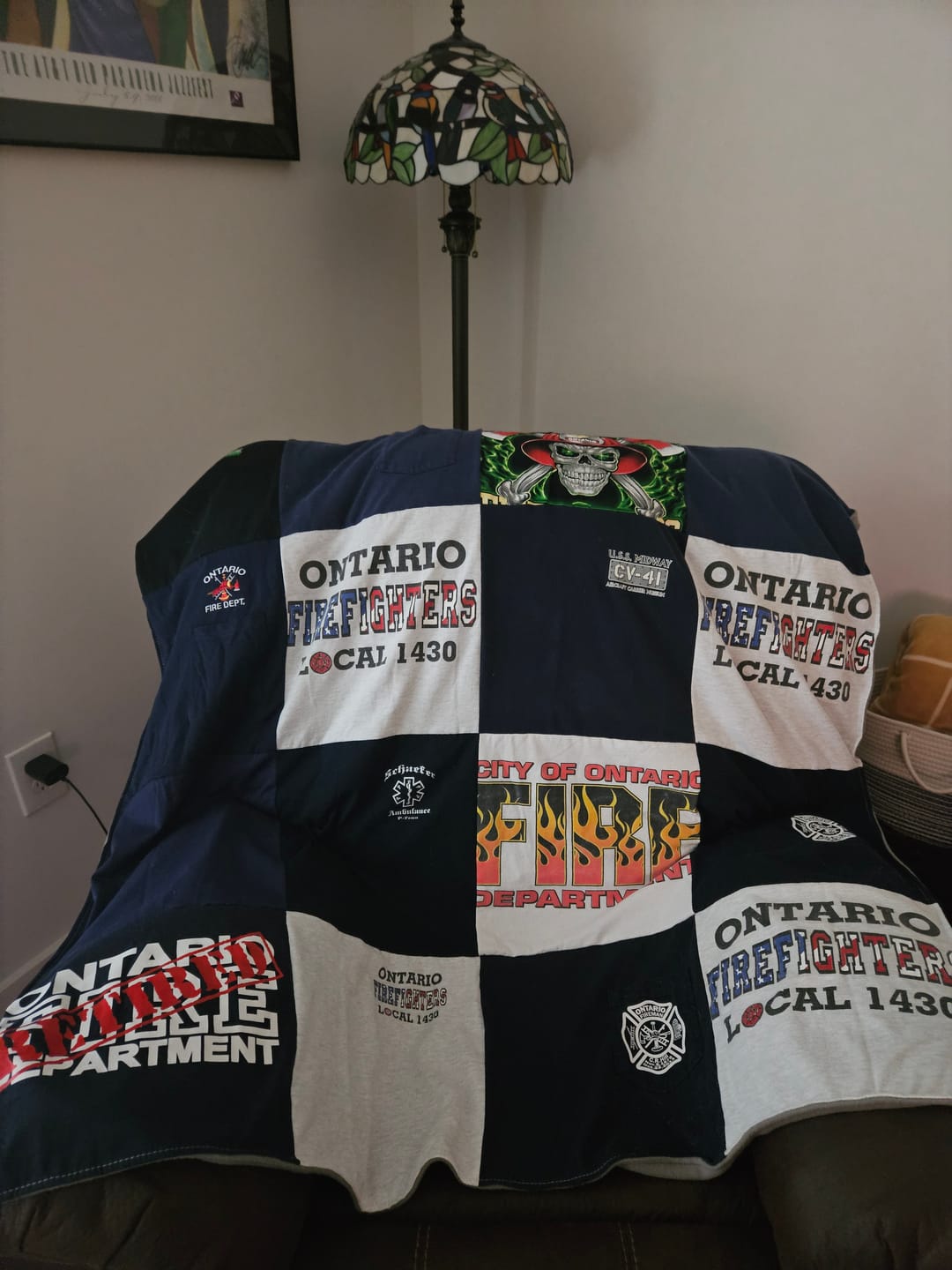 Customer photo review of Project Repat T-Shirt Quilt