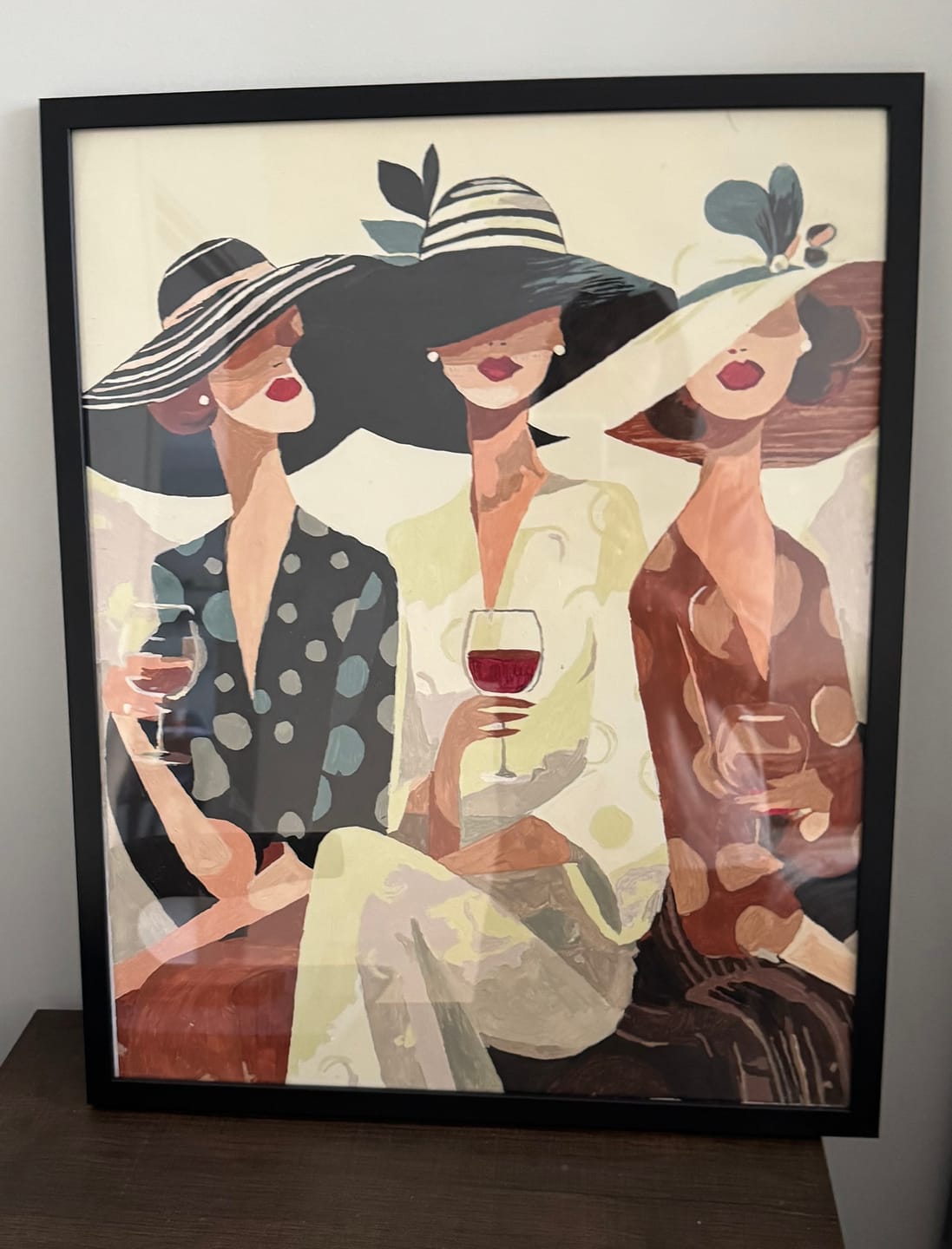 Customer photo review of Wine time | Paint by Number