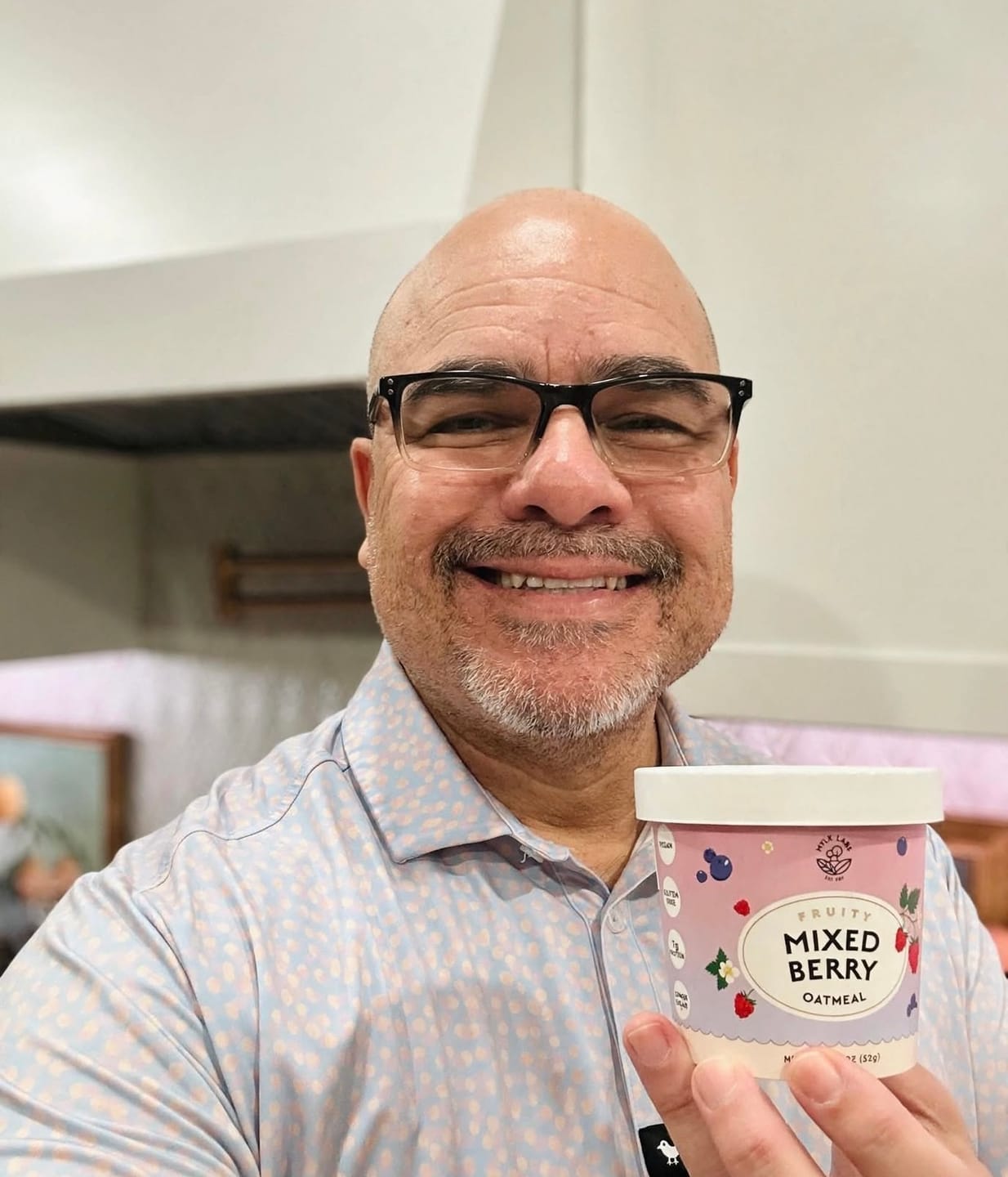 Customer photo review of Mixed Berry Oatmeal