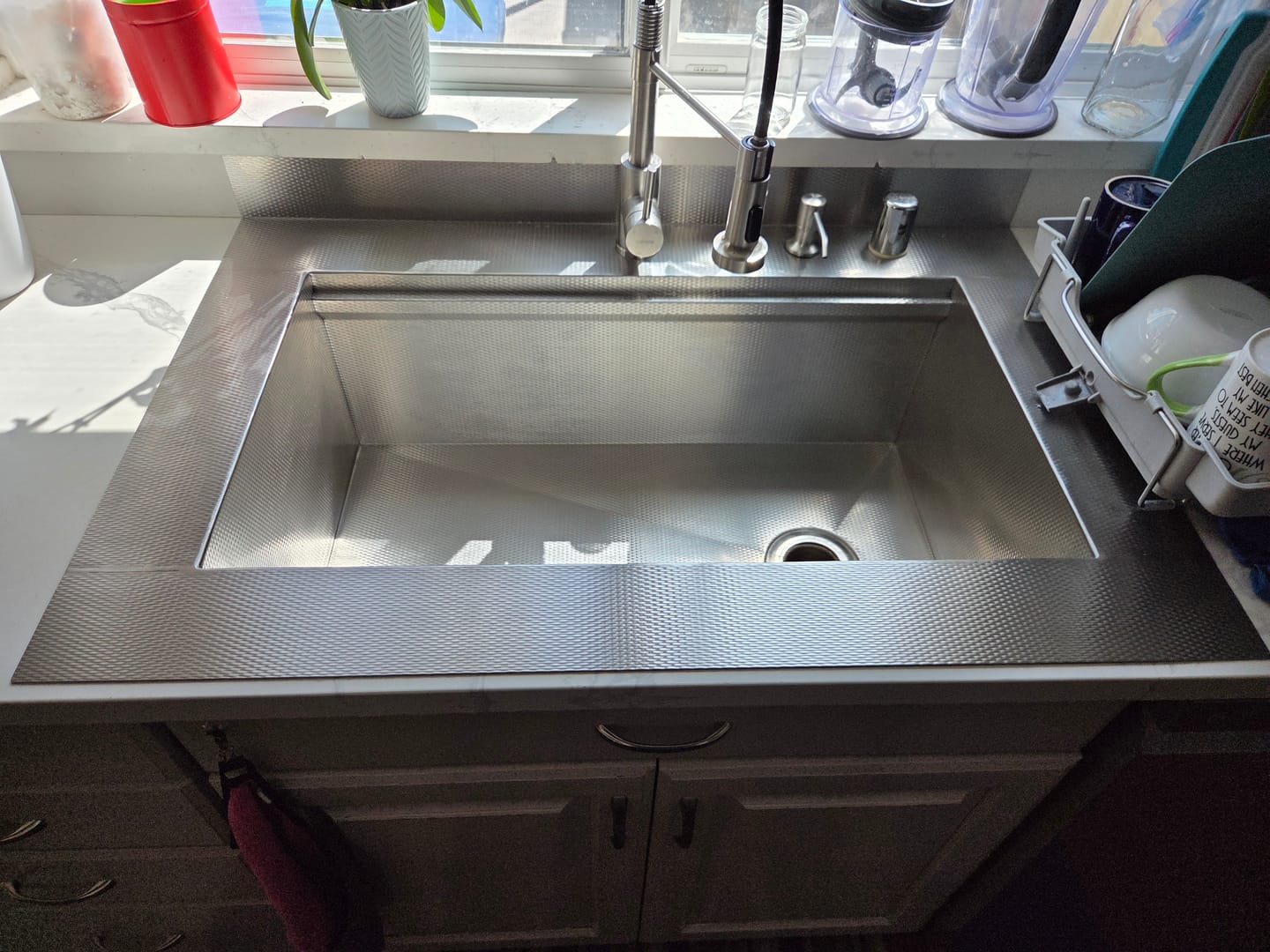 Customer photo review of Topmount Sink - Stainless Steel