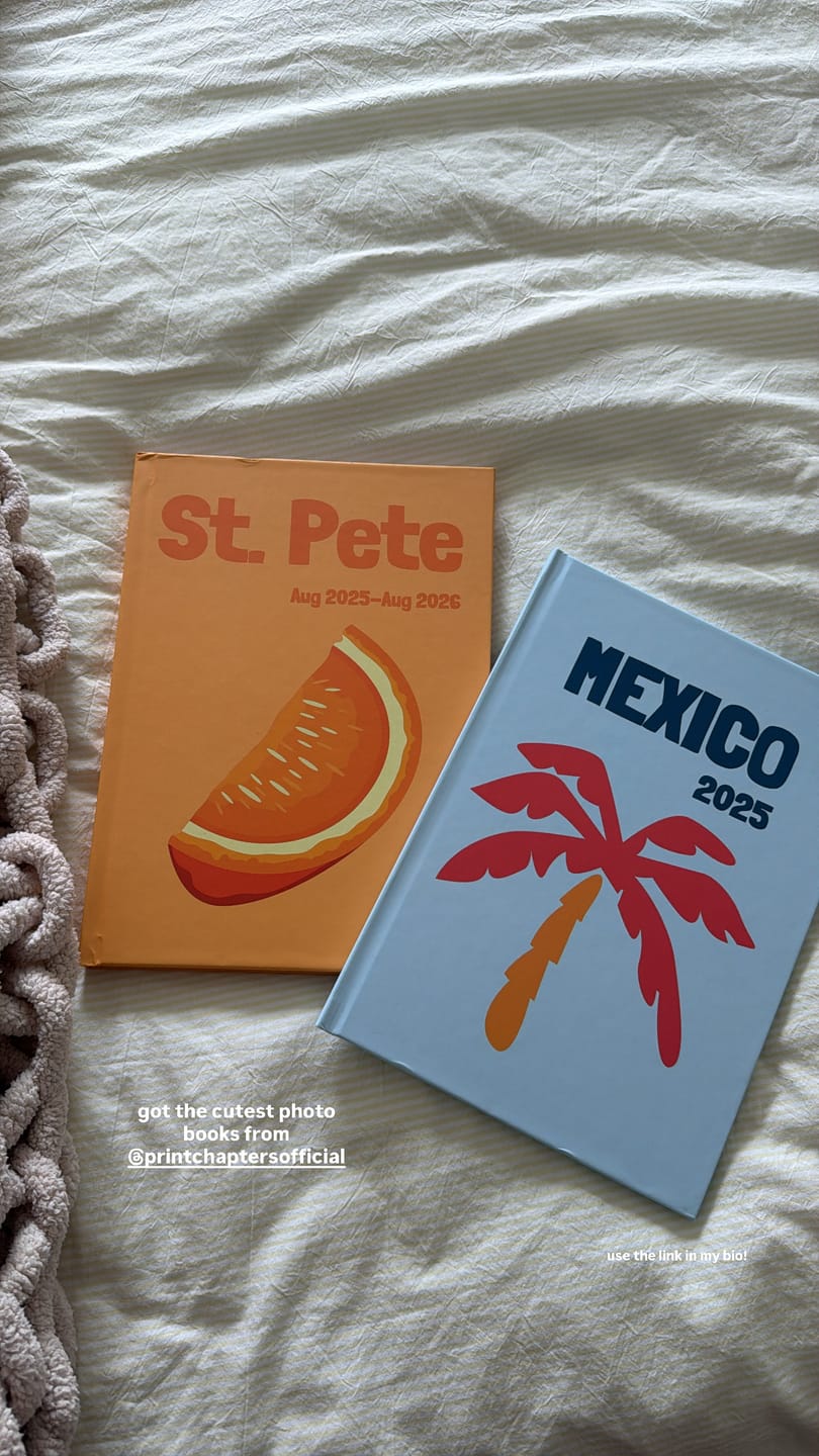 Customer photo review of Custom Travel Book