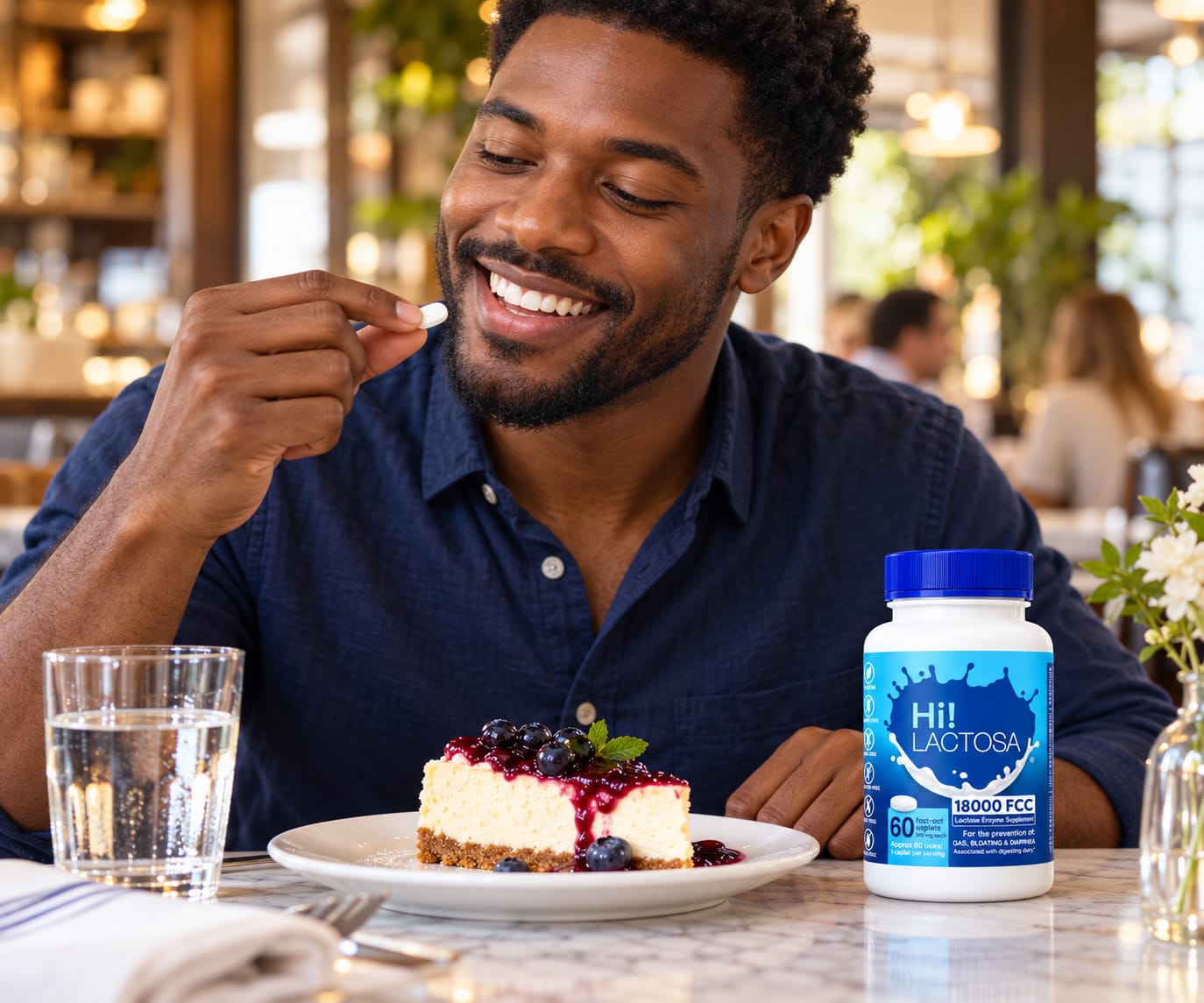 Customer photo review of Hi! Lactosa™ Extra Strength Lactose Intolerance Enzyme Pill (18,000 FCC)