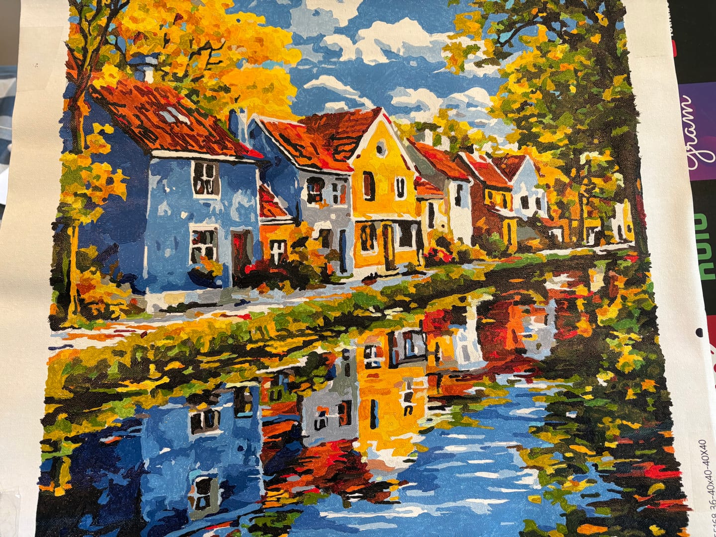 Customer photo review of Autumn Bridge Scene