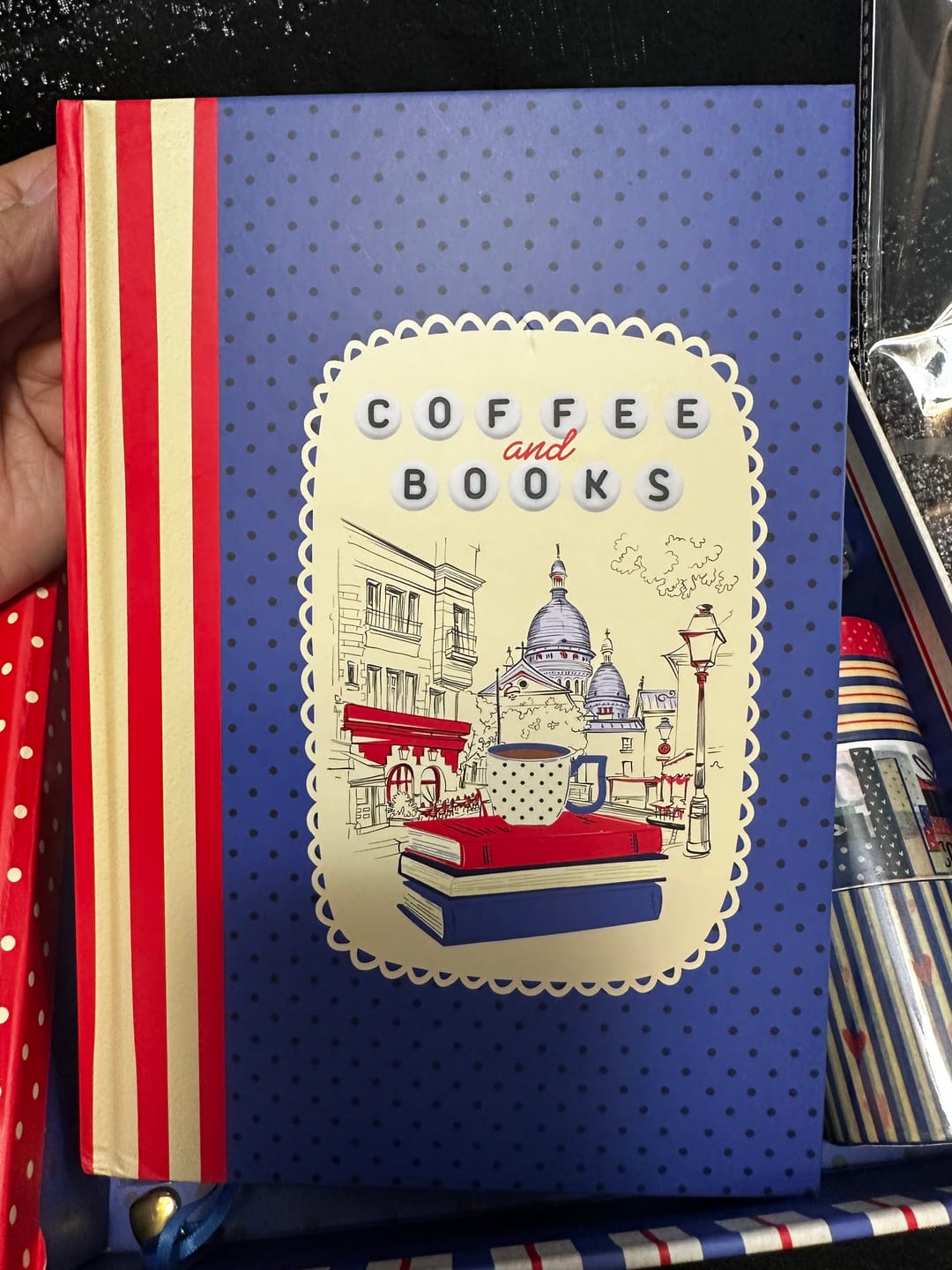 Customer photo review of Coffee and Books Box