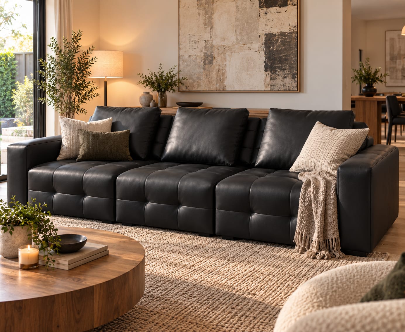 Customer photo review of Kingsford Recliner Sofa