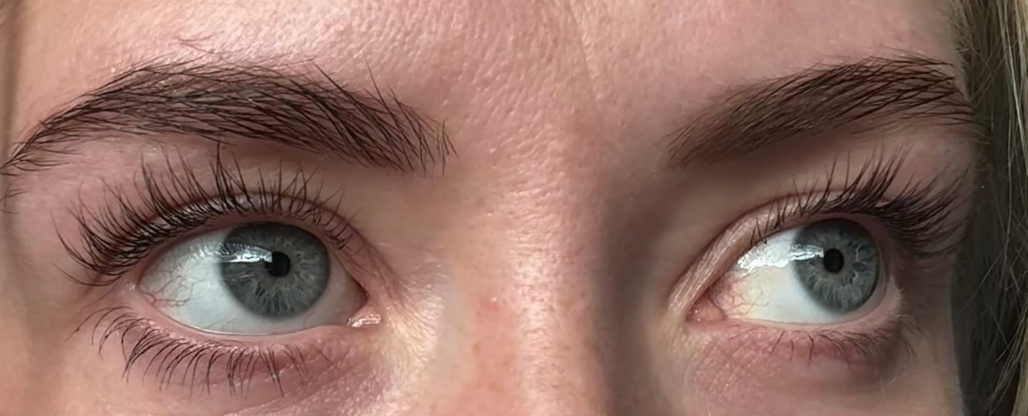 Customer photo review of Lash Serum | INTENSE
