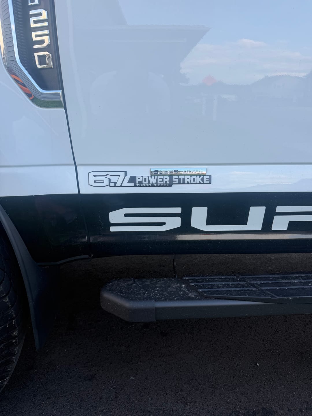 Customer photo review of 6.7 Power Stroke Badge Fits 2011-2026 Ford Super Duty