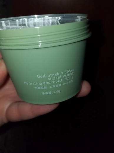 Customer photo review of Auren Cooling Clay Mask for Clear Pores