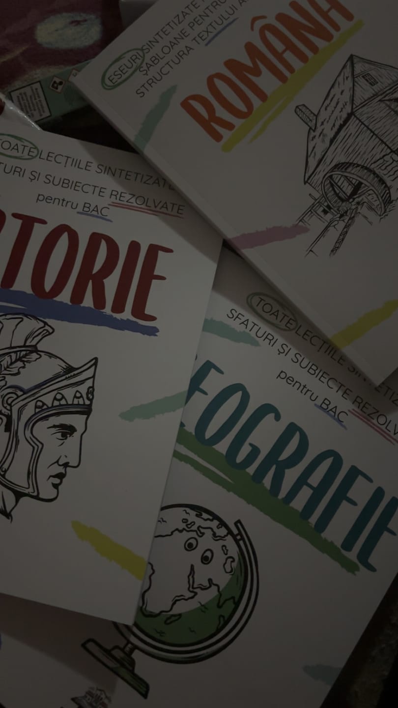 Customer photo review of Pachet Bacalaureat (Română + Istorie + Geografie) Bacademia