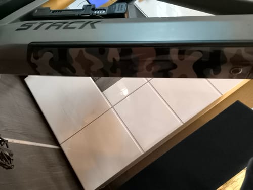 Customer photo review of Camouflage – E-Bike Akku Sticker & Schutzfolie | Universal, Wunschgröße & CUBE Cut