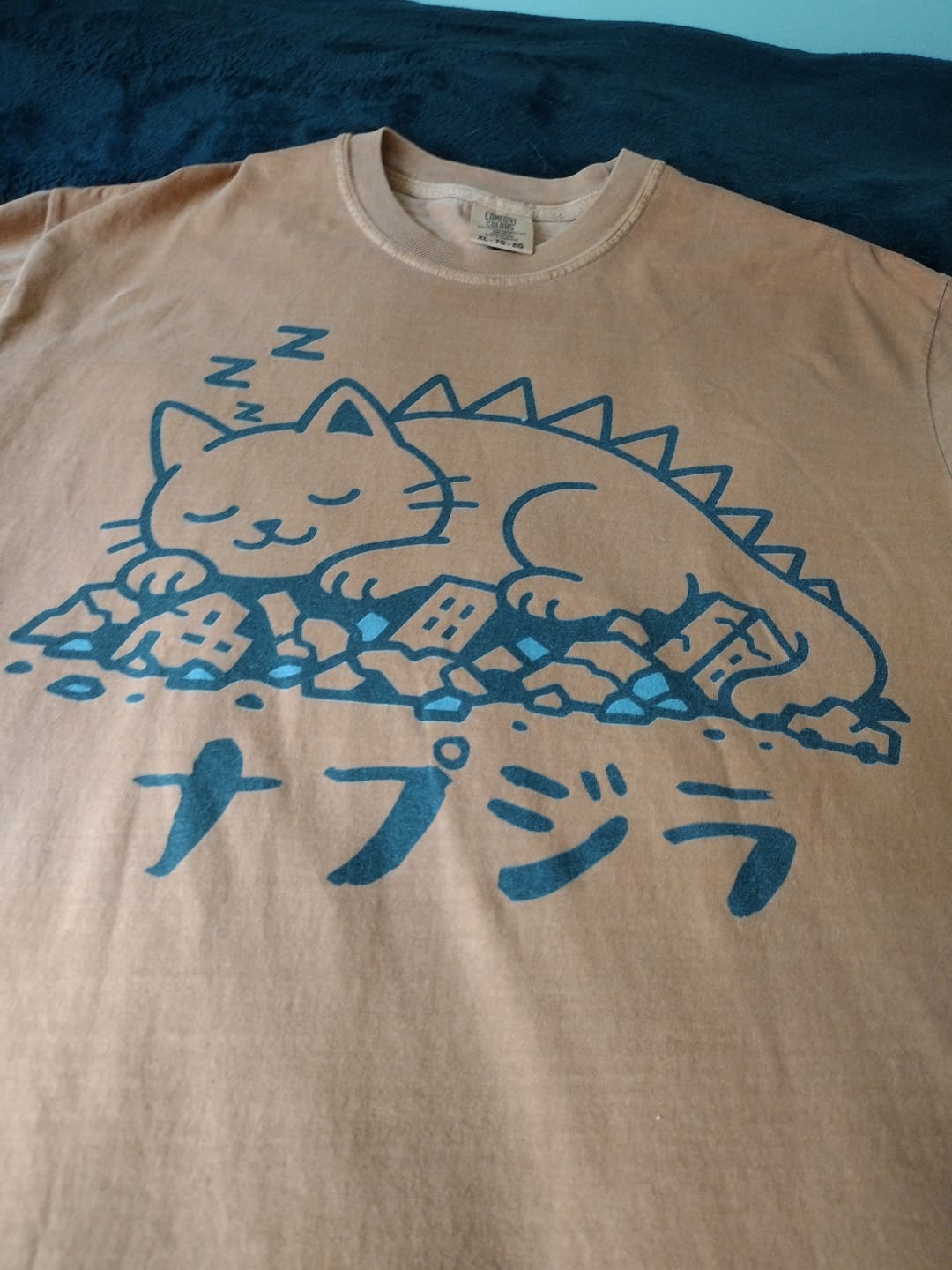 Customer photo review of Napzilla T-Shirt