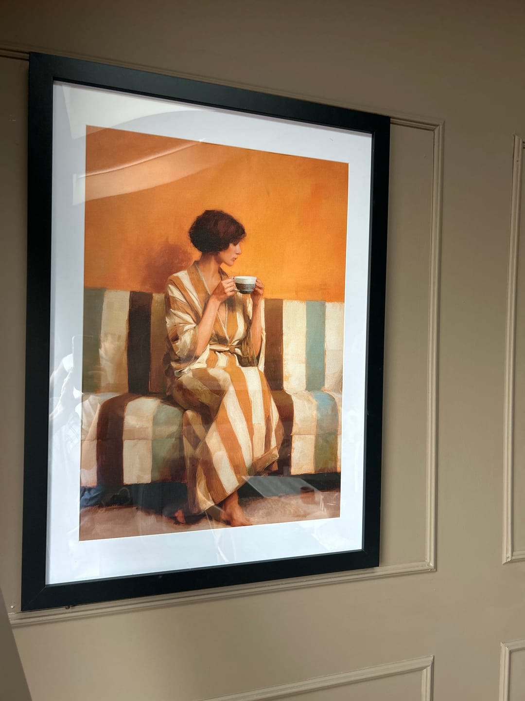 Customer photo review of Amber Silence Print