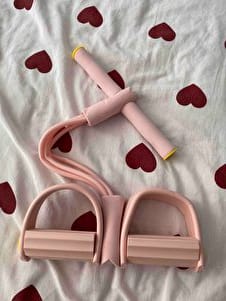 Customer photo review of 4 Tüplü Pedallı Karın ve Bacak Egzersiz Lastiği - Pembe