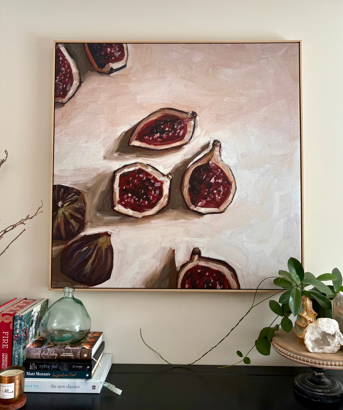 Customer photo review of Figs by Jess Martin | Framed Canvas Wall Art