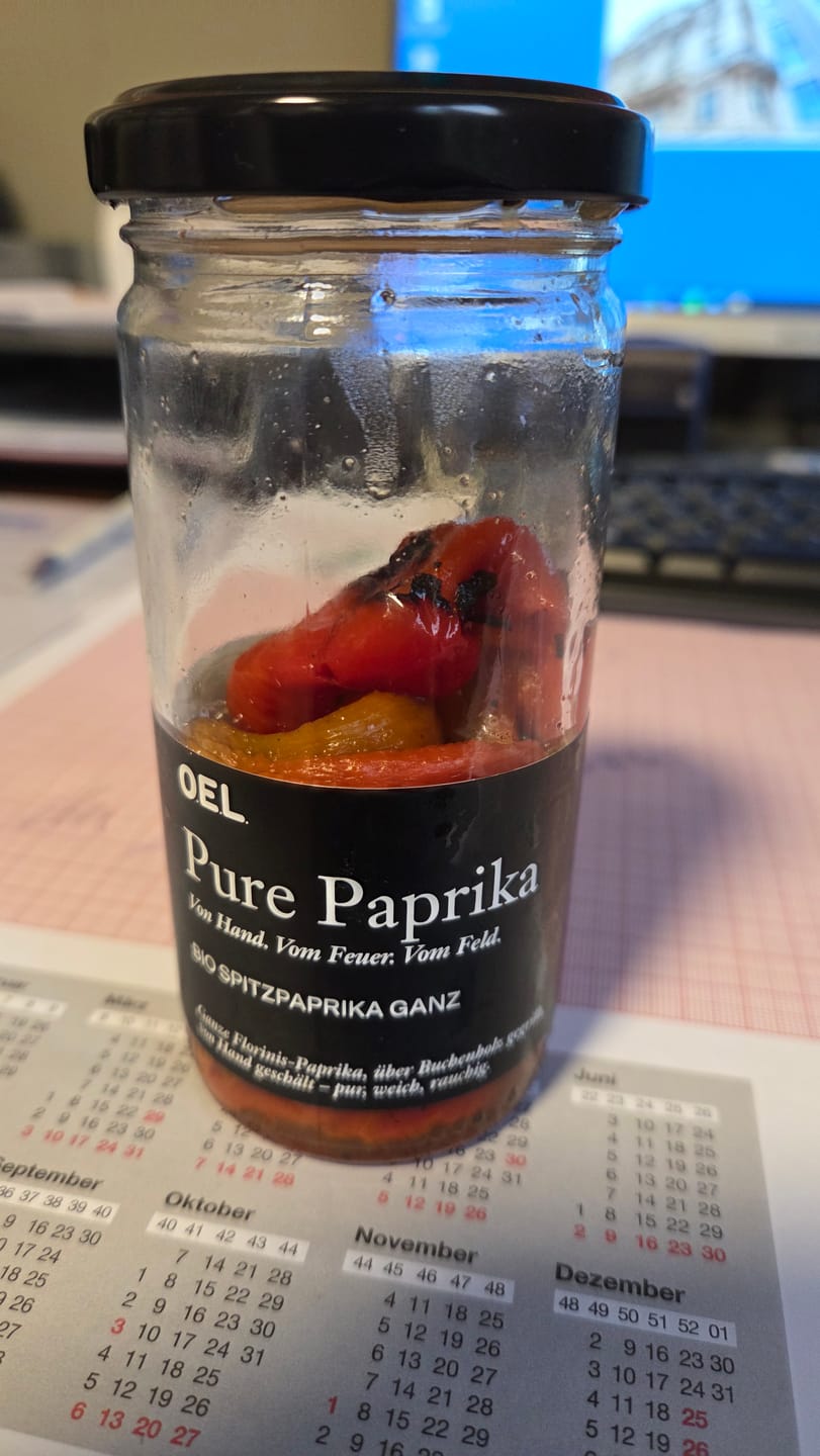 Customer photo review of Pure Paprika - Bio Spitzpaprika ganz 250 g