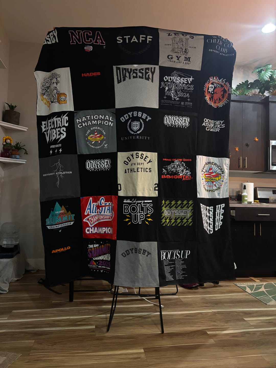 Customer photo review of Project Repat T-Shirt Quilt