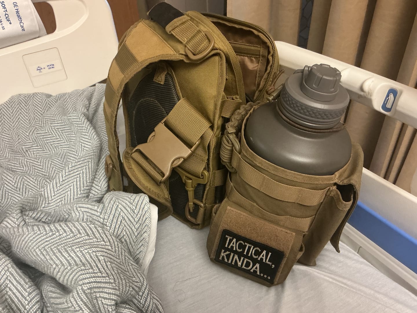 Customer photo review of 64oz Battle Bottle Water Bottles