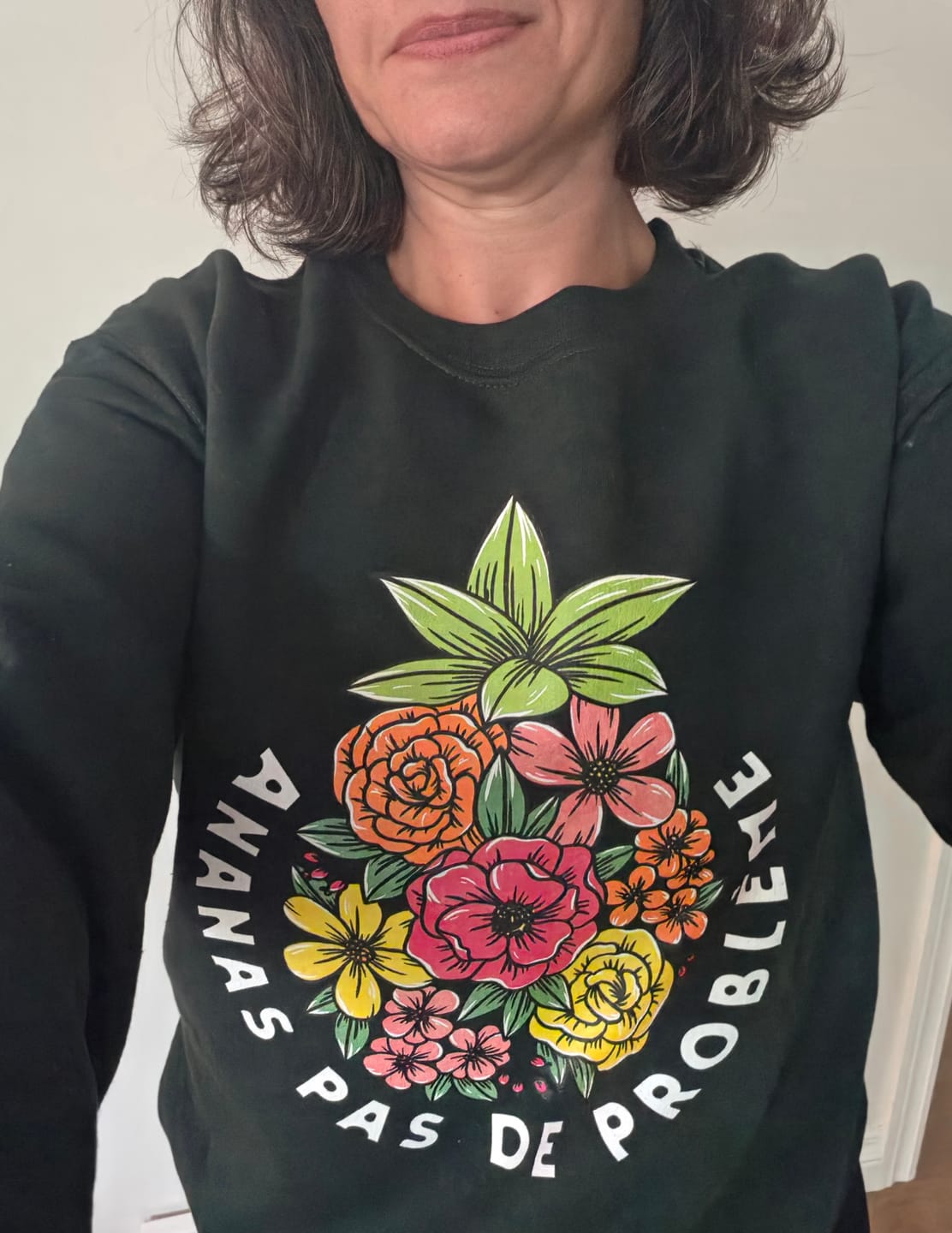 Customer photo review of Sweatshirt Ananas Problème