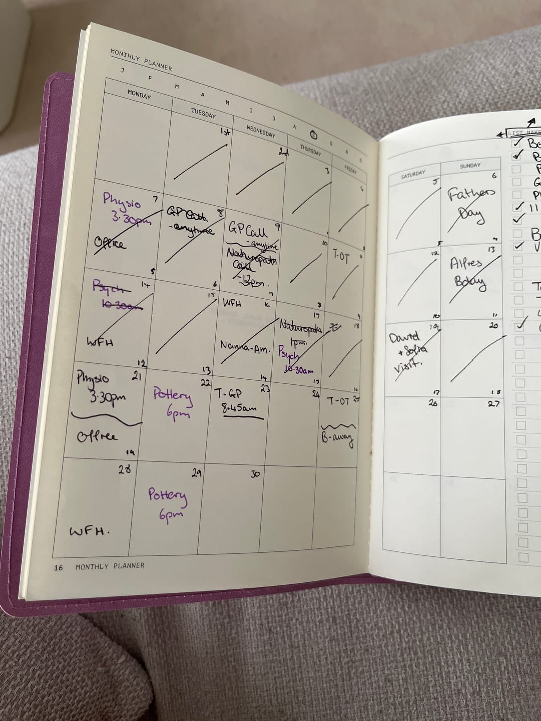 Customer photo review of Future Planner