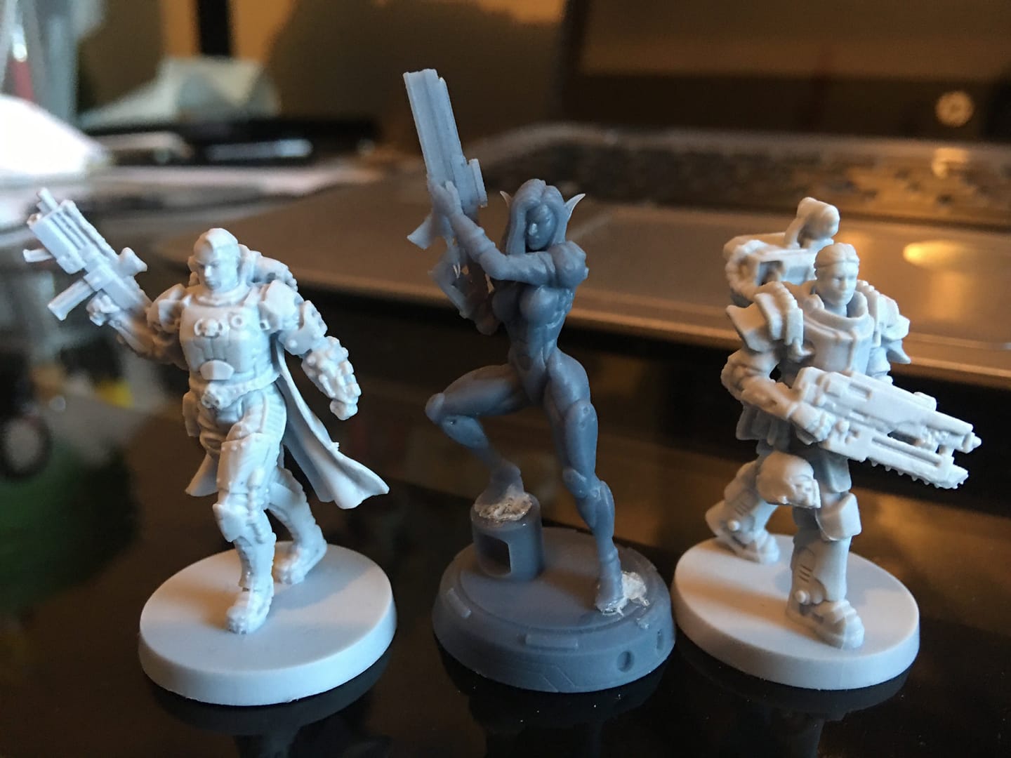 Customer photo review of Black Sorrow Female Elf Mercenary