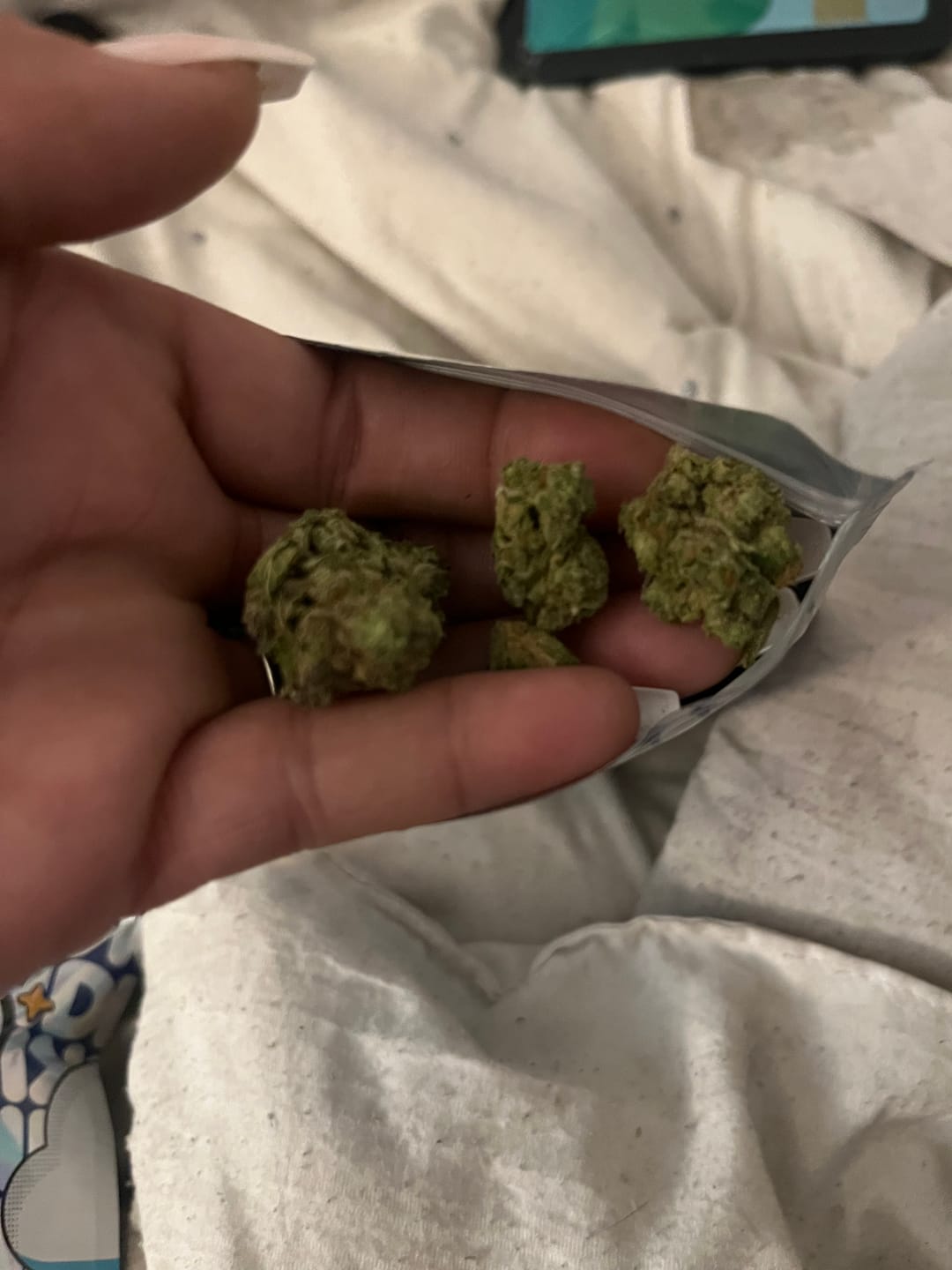 Customer photo review of Blueberry Zkittlez - 28 Grams - Indica