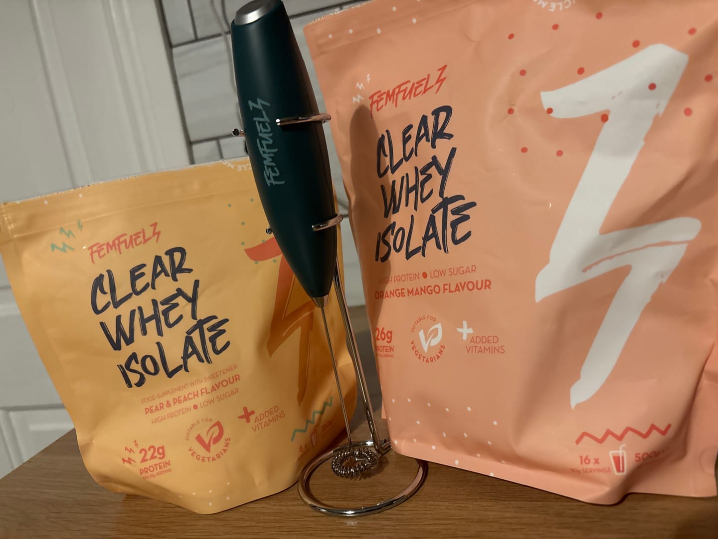Customer photo review of Clear Whey Isolate Protein