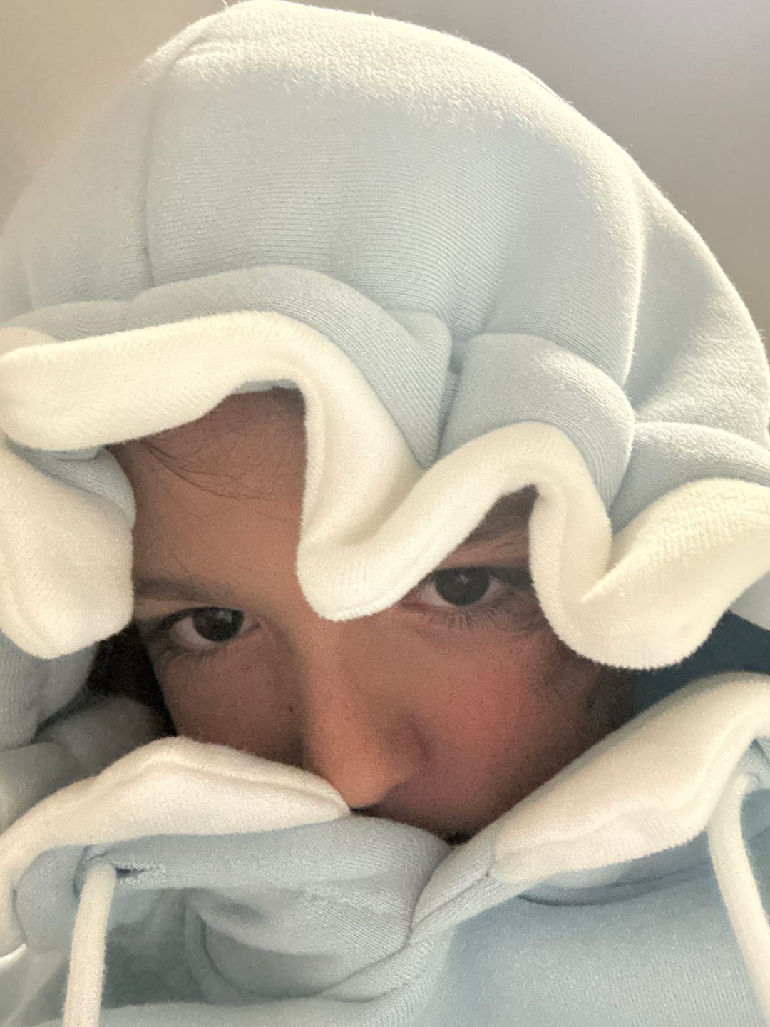 Customer photo review of Bubble Hoodie
