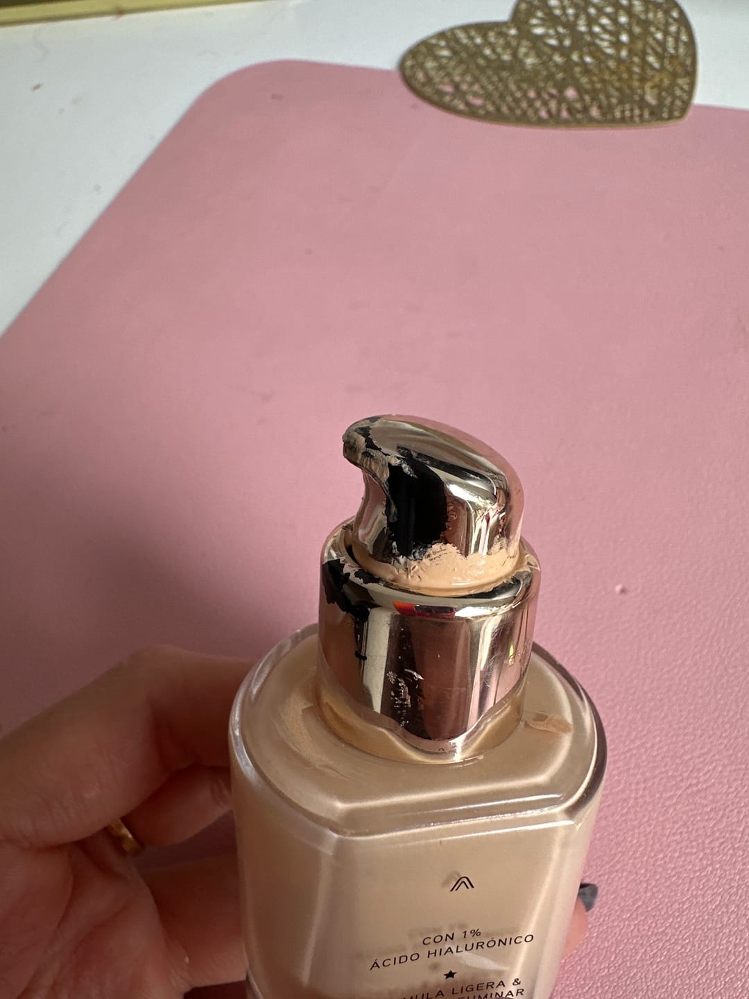 Customer photo review of TINTA DE MAQUILLAJE | SERUM TINTED