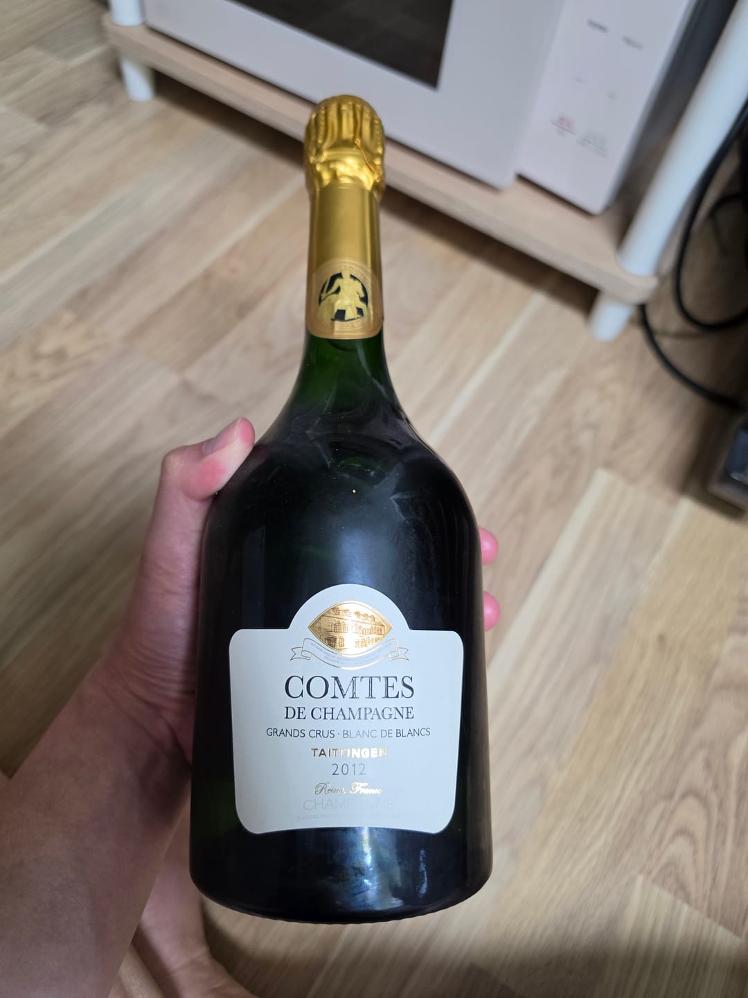 Customer photo review of Taittinger Comtes de Champagne Blanc de Blancs 2012