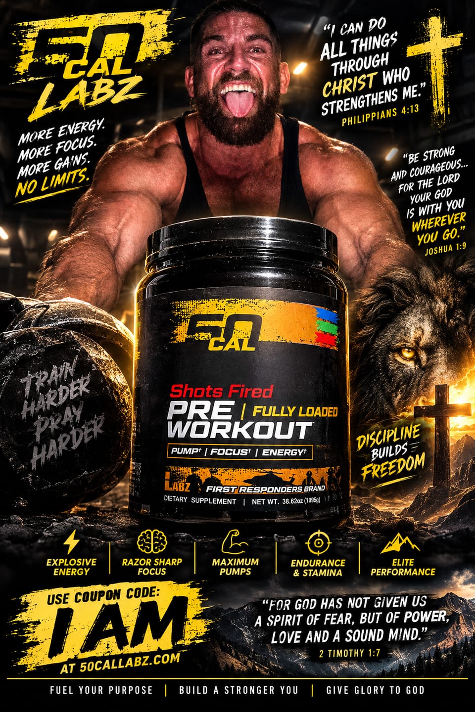 Customer photo review of Shots Fired® Fully Loaded - The Strongest PreWorkout