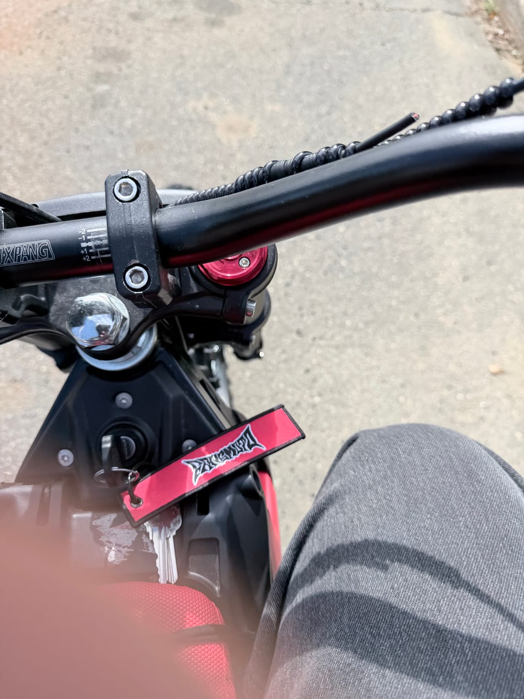 Customer photo review of Fangmoto Keychain Keytags (All Colors)