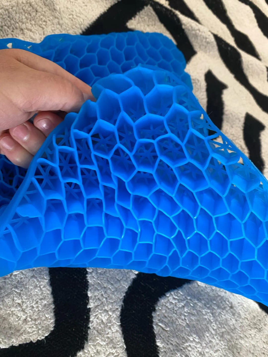 Customer photo review of Cojín Ergonómico de Gel