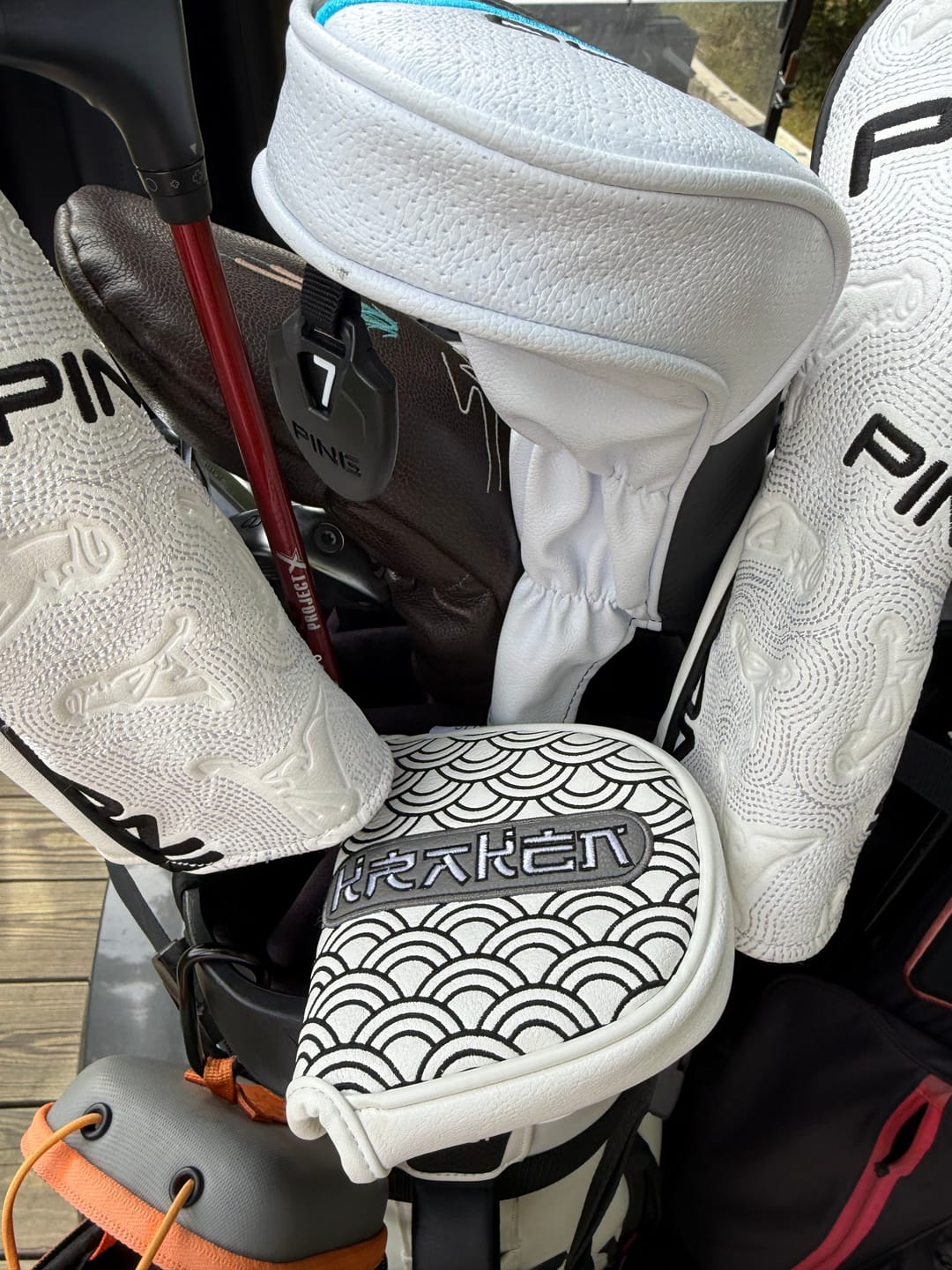 Customer photo review of 🌊 SEIGAIHA MALLET HEADCOVER - GHOST EDITION