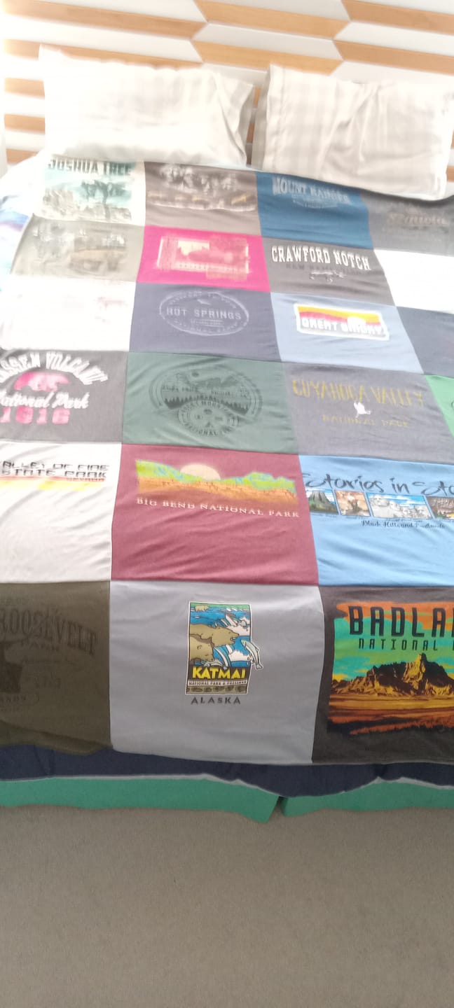 Customer photo review of Project Repat T-Shirt Quilt